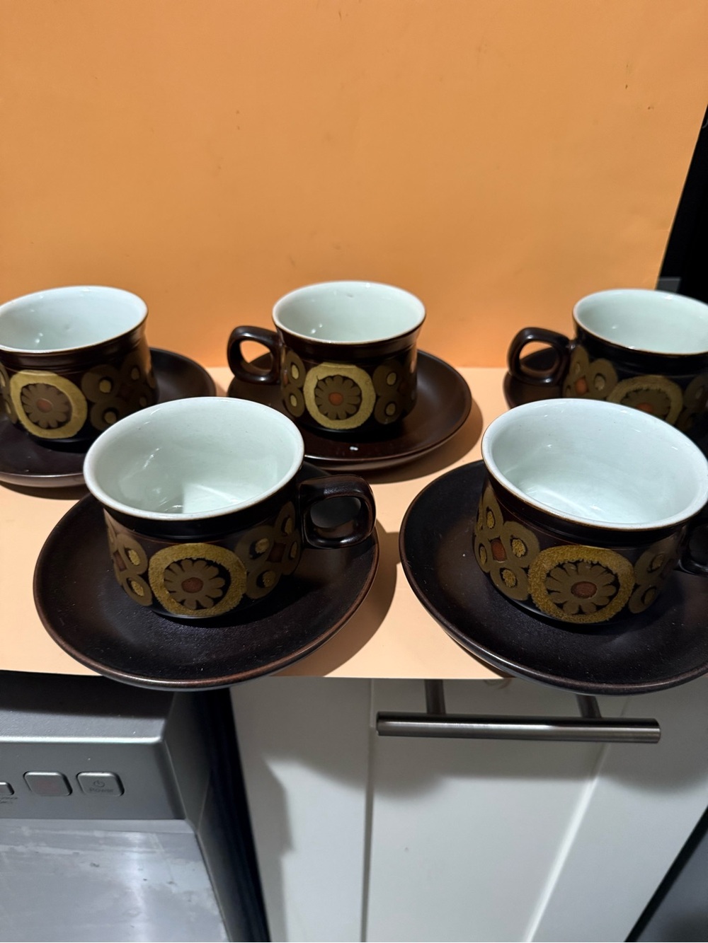 Vintage Denby 5pc Stoneware Set